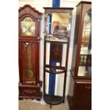 An early 20th Century mirror back hall stand