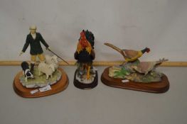 Leonardo Collection - Models of a shepherd, pheasants and a cockerel (3)