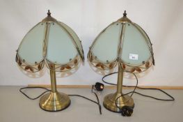 Pair of modern table lamps