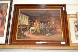 Reproduction interior scene print