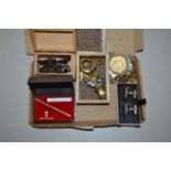 Box of various assorted costume jewellery