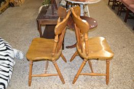 Pair of modern kitchen chairs