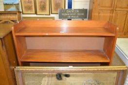 A 20th Century hardwood bookcase cabinet, 100cm wide