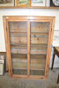 Victorian pine bookcase, 98cm wide