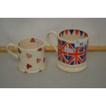 Two Emma Bridgewater mugs