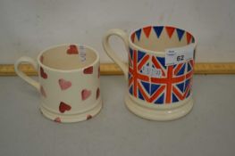 Two Emma Bridgewater mugs