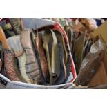 Two boxes of assorted table dustpans and brushes