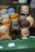 Quantity of assorted pottery tankards and steins