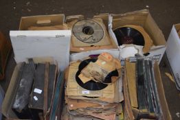 Five boxes of various loose 78 rpm records