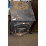 Small cast iron wood burner