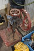 Vintage hand operated pillar drill