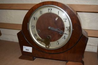 Arched mantel clock