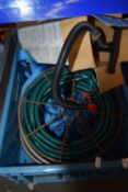 A hose reel and high output air pump