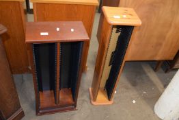 Two CD racks