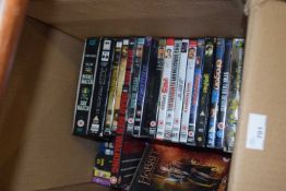 Box of assorted DVD's