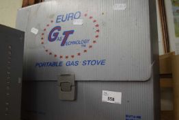 A portable gas stove
