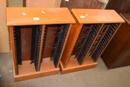 Pair of CD racks