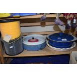 Mixed Lot: Ceramic bake ware to include Denby dish, pink Le Creuset dish, John Lewis and others