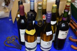 Quantity of assorted wines and champagne