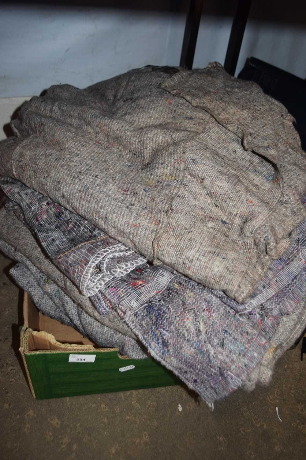 Quantity of assorted packing blankets