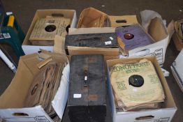 Seven boxes of various 78rpm records