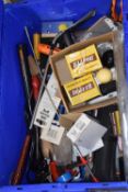 Box of various assorted tools