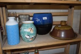 Assorted vases and glass ware