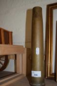 Brass artillery shell