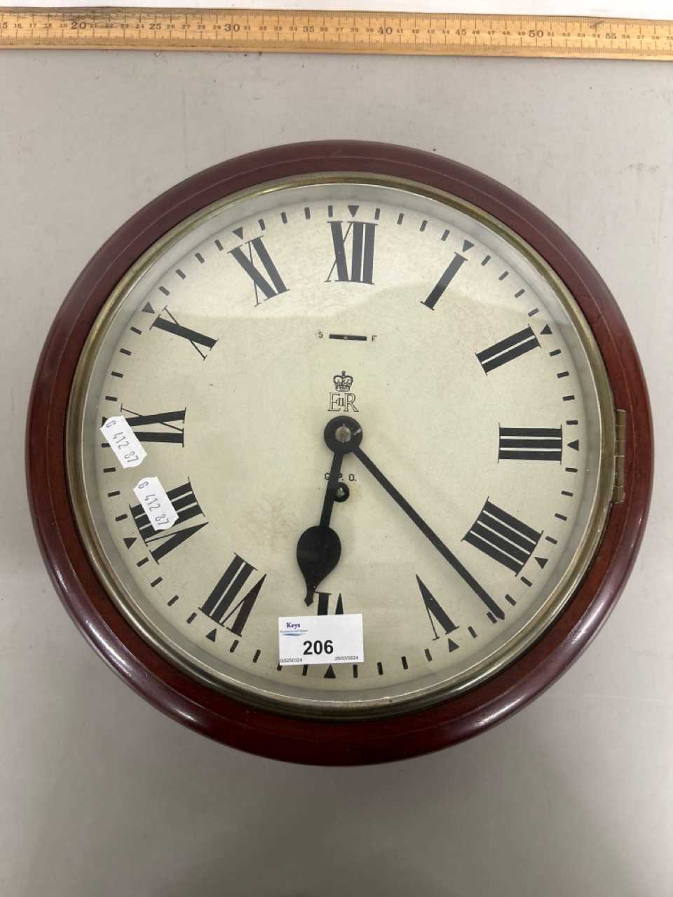 Early 20th Century GPO wall clock