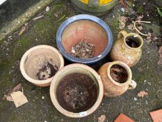Mixed Lot: Various plant pots, vases etc
