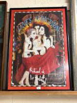 Framed poster Jane's Addiction