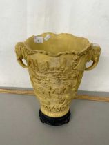 Modern Oriental composition vase