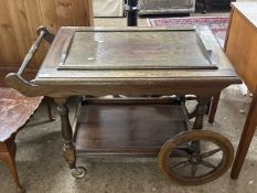 20th Century tray topped tea trolley