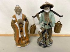 A pair of 20th Century Chinese figures