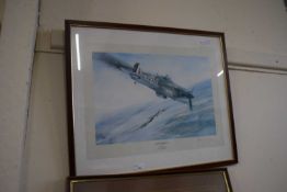 Battle of Britain by Robert Taylor, print, framed and glazed