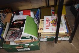 Two boxes of assorted hardback reference, various topics
