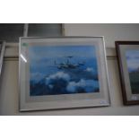 Lancaster by Robert Taylor, reproduction print, framed and glazed