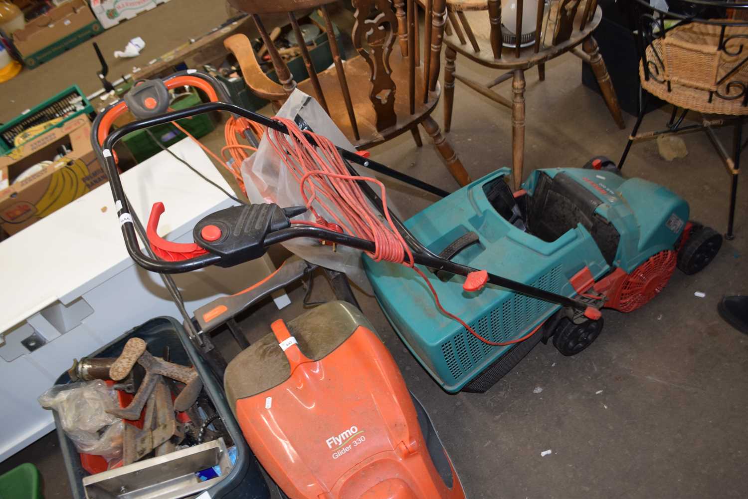 A Bosch ALR 900 lawnmower