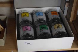 A Trivial Pursuit Imbibers Edition set of six glasses