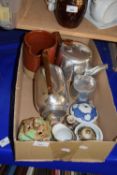 Mixed Lot: Piko ware three piece tea set and other items