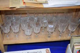 Quantity of assorted cut glass