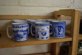 Quantity of Spode collection mugs