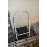 Folding step stool