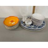 Mixed Lot: Various meat plates and other ceramics