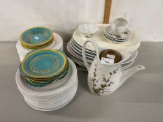 Mixed Lot: Various meat plates, Mid Winter coffee wares etc