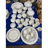 Quantity of Royal Doulton Pastorale table wares together with a quantity of Queens Woman & Home