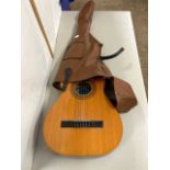 BM Spanish acoustic guitar with travel case
