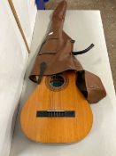 BM Spanish acoustic guitar with travel case