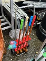 Child's croquet set