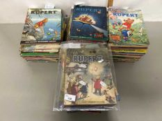 Collection of Rupert the Bear books spanning a period from 1949 through to mid 1970's, variable